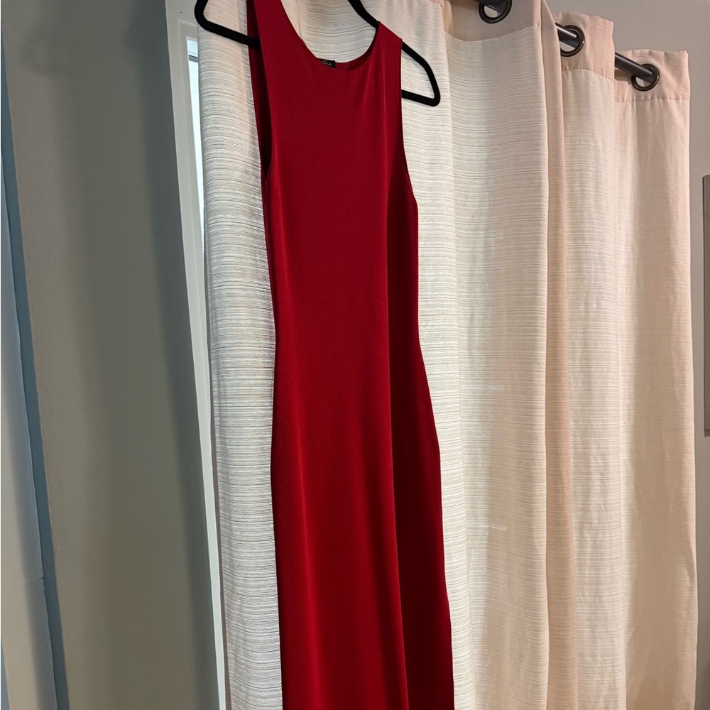 Rails Alora Midi Dress Small - Cherry Red - Picture 2 of 9